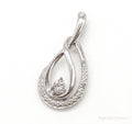 Vintage Designer 4 Diamond Sterling Silver Pendant | Jewelry > Necklaces > Pendants | Wiccan Center