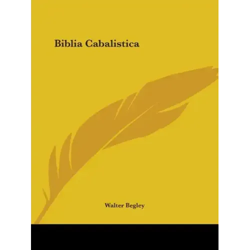 Biblia Cabalistica - Paperback