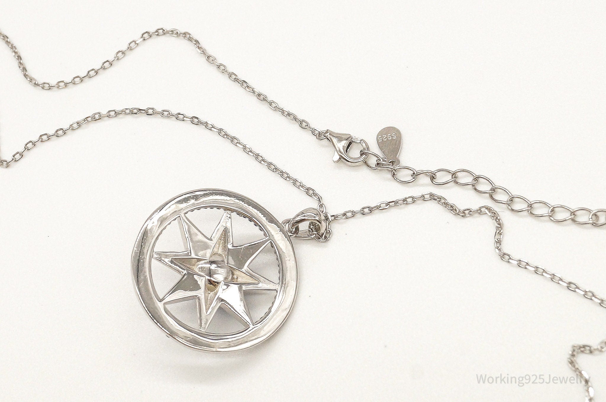 Designer Ryze Pearl Swarovski Crystals Sterling Silver Necklace | Jewelry > Necklaces > Pendants | Wiccan Center