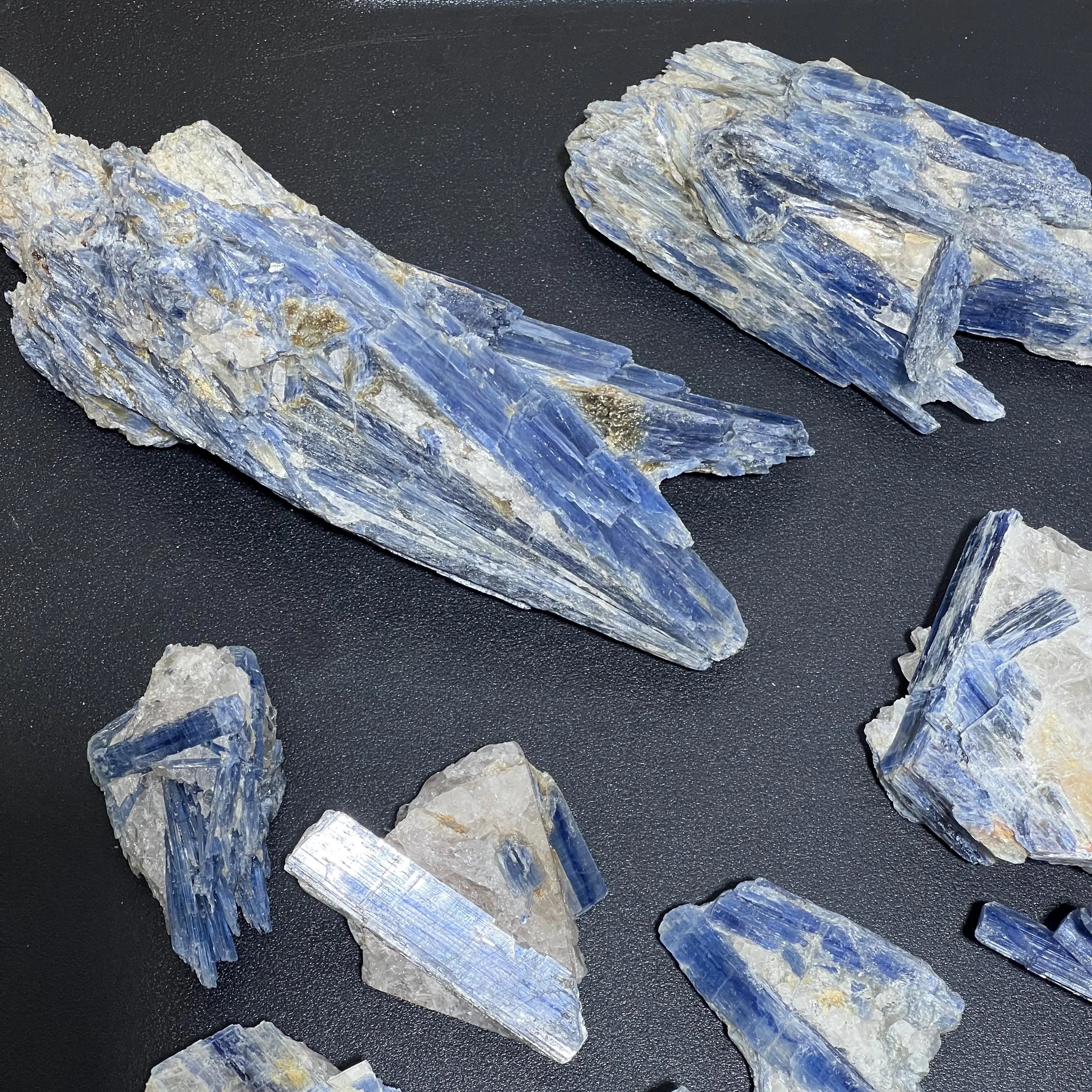 Blue Kyanite Large Crystal (By The Piece Or 1 LB) Rough Raw Clusters In Matrix Bulk Wholesale | Home & Living > Home Decor > Home Accents > Rocks & Geodes | Wiccan Center