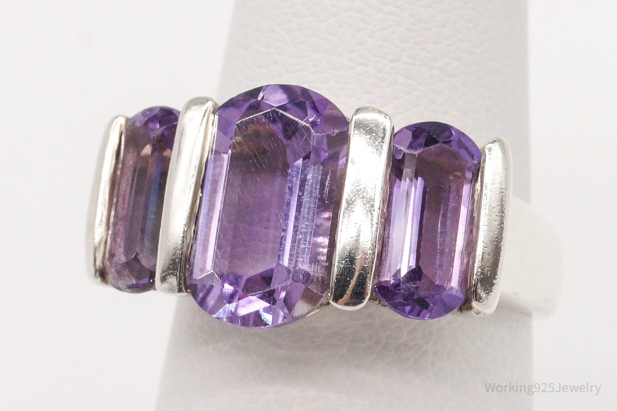 Vintage Amethyst Sterling Silver Ring - Size 6 | Jewelry > Rings | Wiccan Center