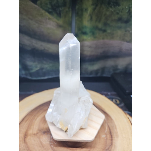1.28LB Natural Clear White Quartz Crystal Cluster Energy Healing Specimen | Geodes & Clusters | Wiccan Center