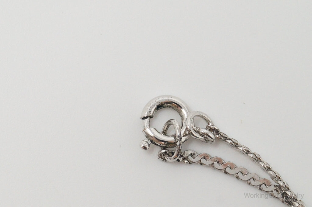 Vintage Designer Avon Sapphire Sterling Silver Necklace | Jewelry > Necklaces > Pendants | Wiccan Center