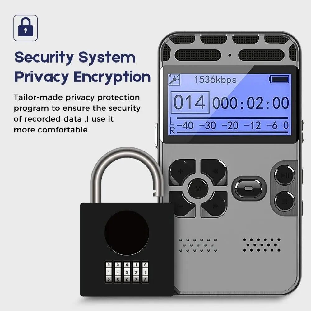 64GB Rechargeable LCD Digital Audio Sound Voice Recorder Dictaphone MP3 Player | | Wiccan Center