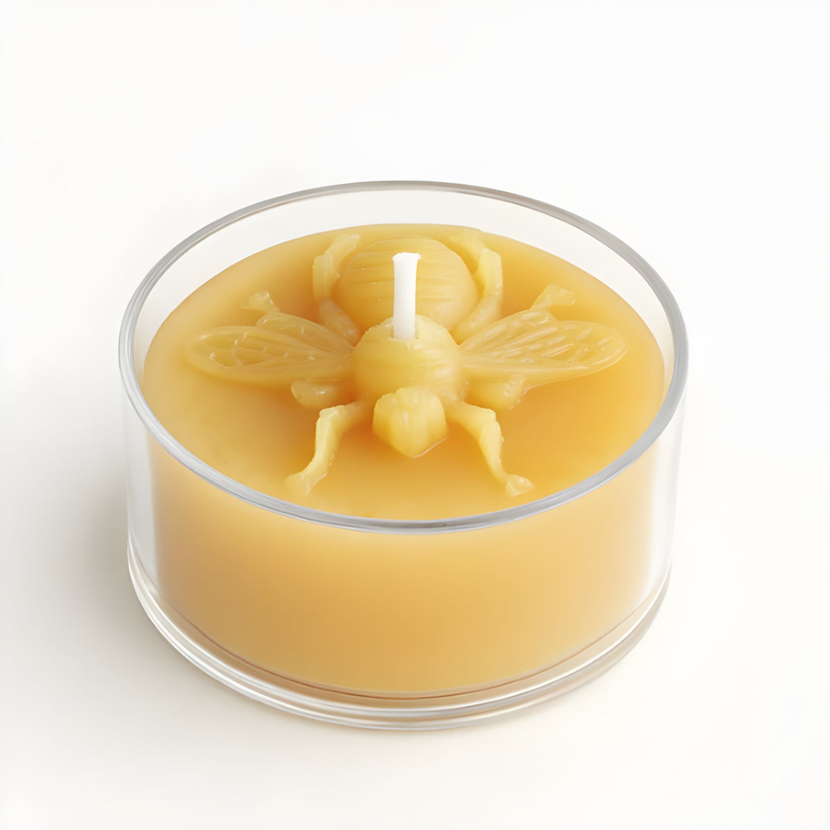 Honey Bee Beeswax Tealight Candles | Container Candles | Wiccan Center