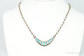 Vintage Native American Turquoise Opal Inlay Sterling Silver Necklace | Jewelry > Necklaces > Pendants | Wiccan Center