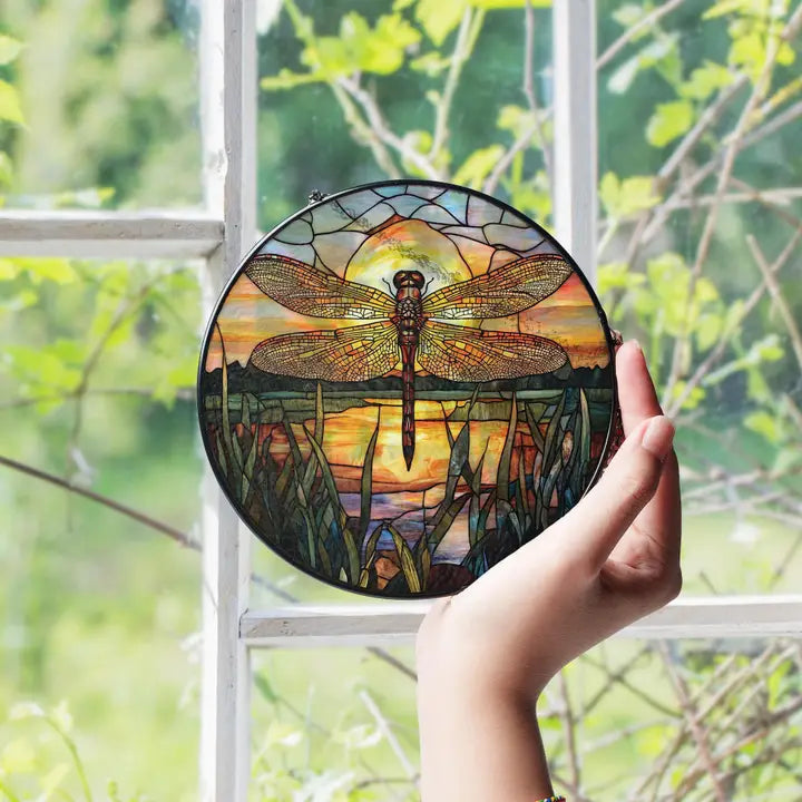 Sunset Dragonfly Suncatcher