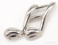 Vintage Puffy Music Note Sterling Silver Brooch Pin | Jewelry > Brooches, Pins & Clips | Wiccan Center