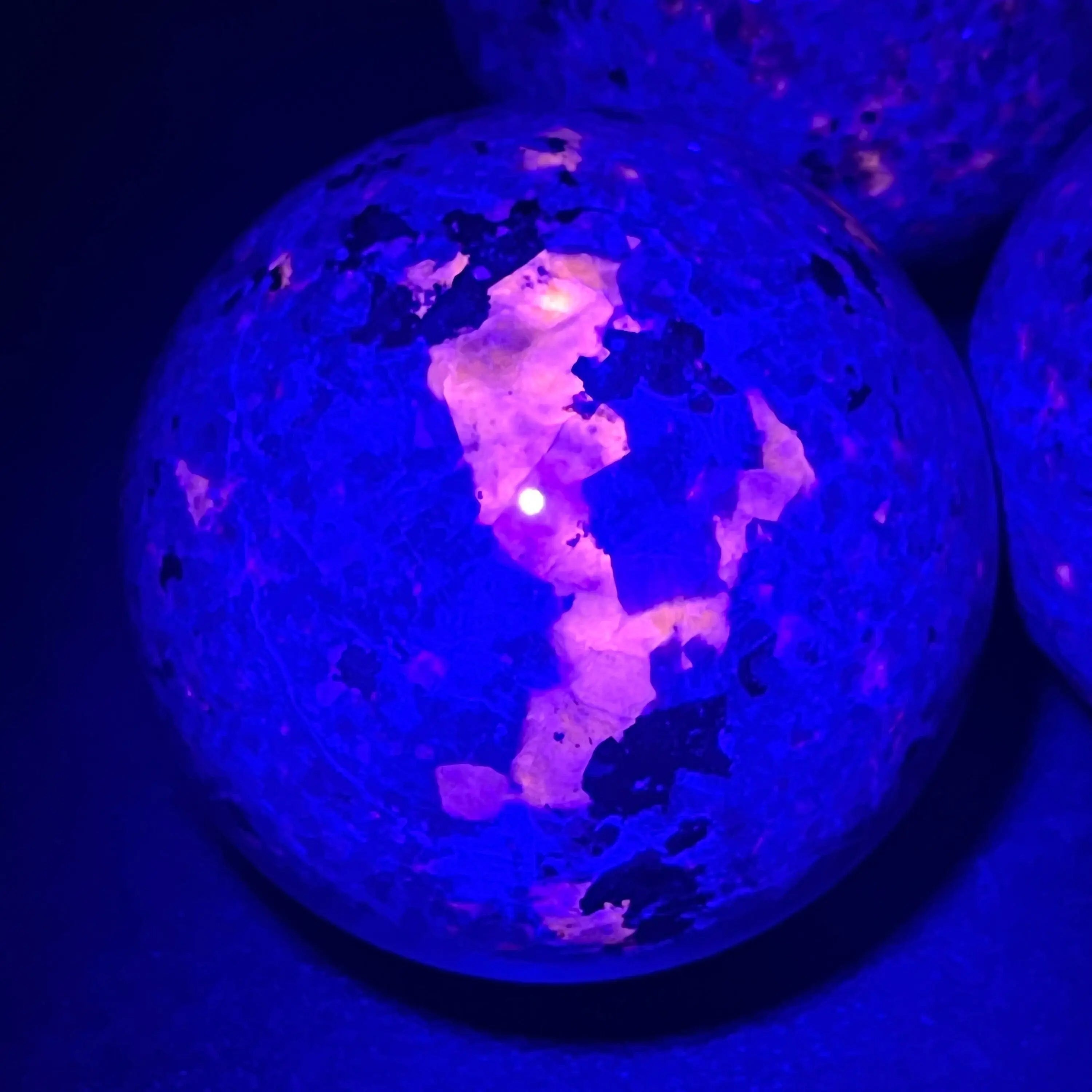 Large Syenite Polished Spheres (UV Reactive) Wholesale Carvings | Home & Living > Home Decor > Home Accents > Rocks & Geodes | Wiccan Center