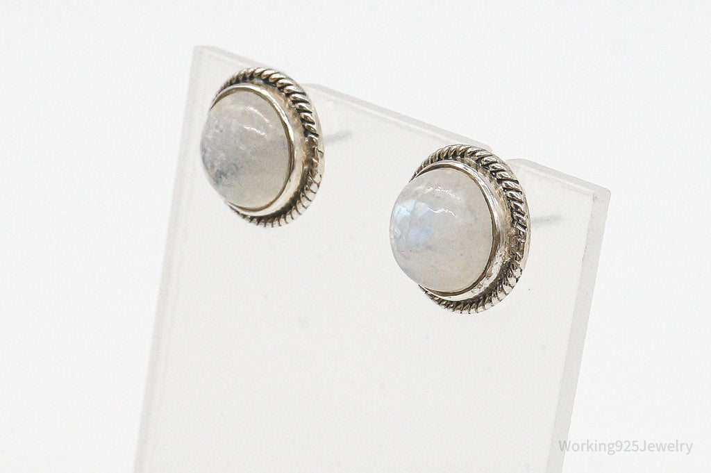 Vintage Moonstone Sterling Silver Earrings | Jewelry > Earrings | Wiccan Center