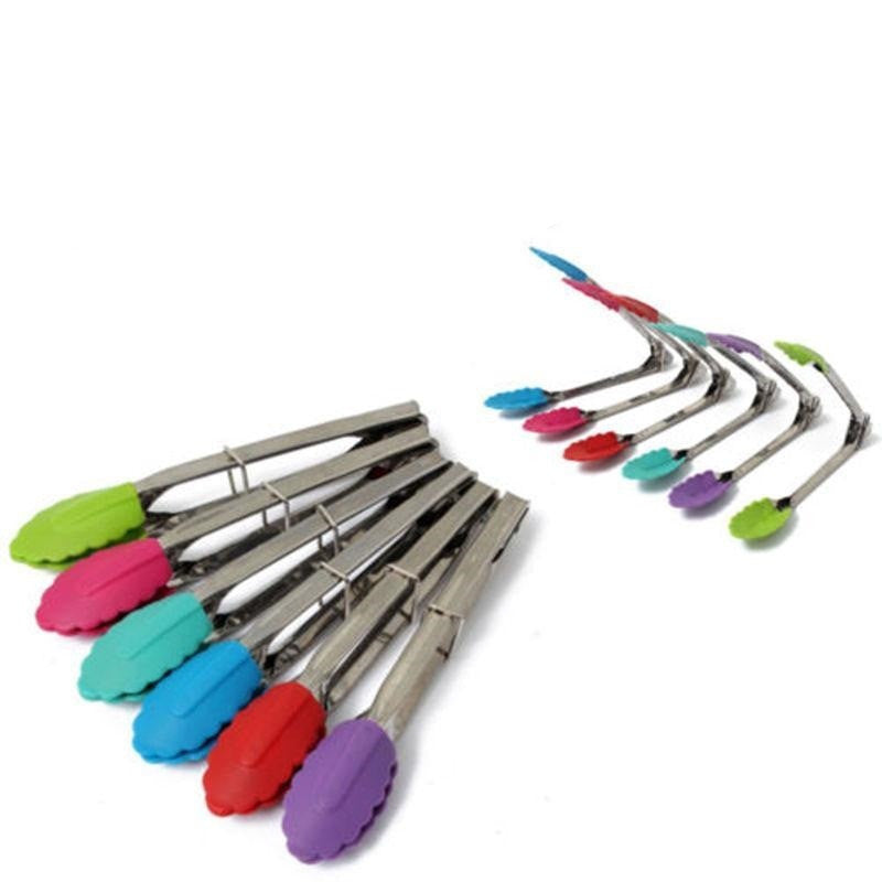 Silicone Kitchen Cooking Salad Utensils BBQ Clip Stainless | 0 | Wiccan Center