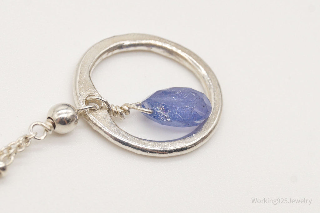 Vintage Violet Crystal Sterling Silver Necklace | Jewelry > Necklaces > Pendants | Wiccan Center