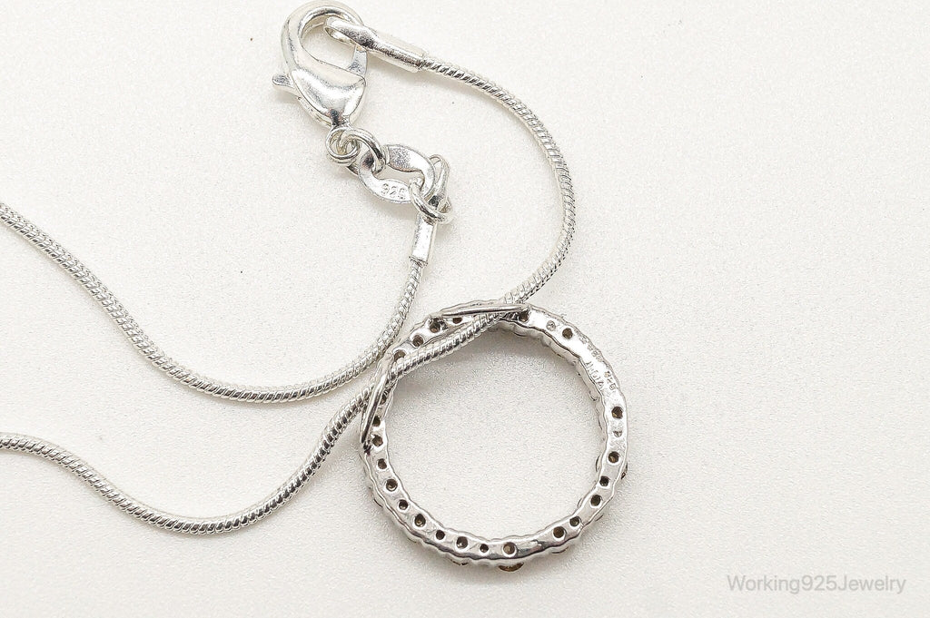 Designer JWBR White & Champagne Diamond Sterling Silver Necklace | Jewelry > Necklaces > Pendants | Wiccan Center