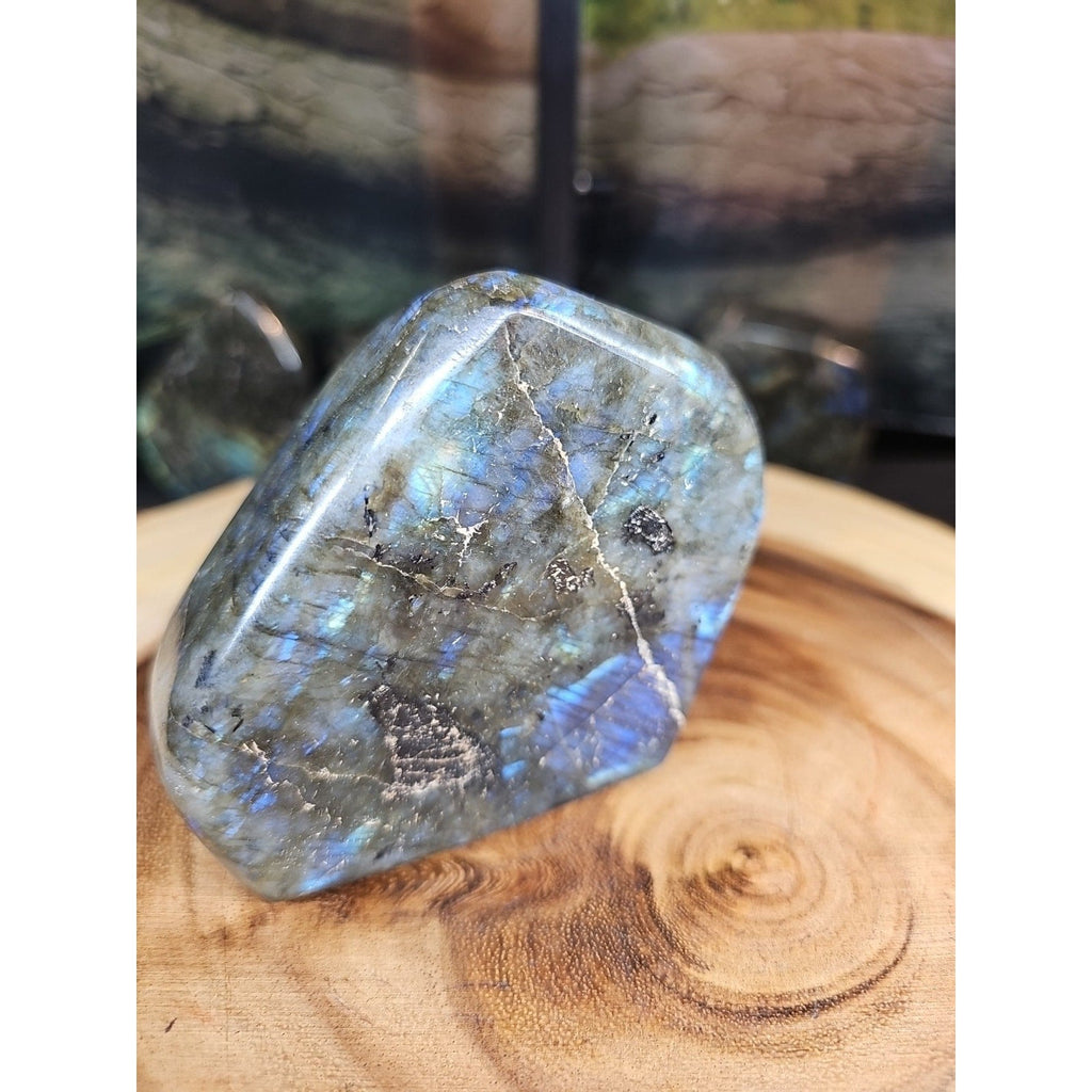 1.29lb Natural Rainbow Labradorite Crystal Gem Spectrolite Stone | Mineral Specimens | Wiccan Center