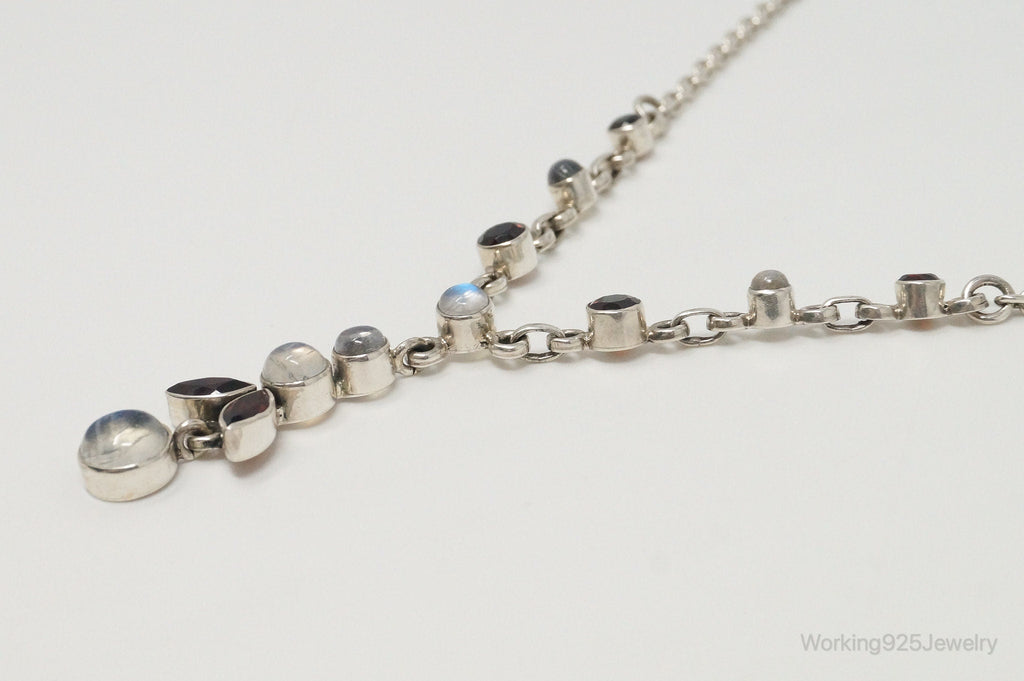 Designer Nicky Butler Moonstone Garnet Sterling Silver Necklace | Jewelry > Necklaces > Pendants | Wiccan Center