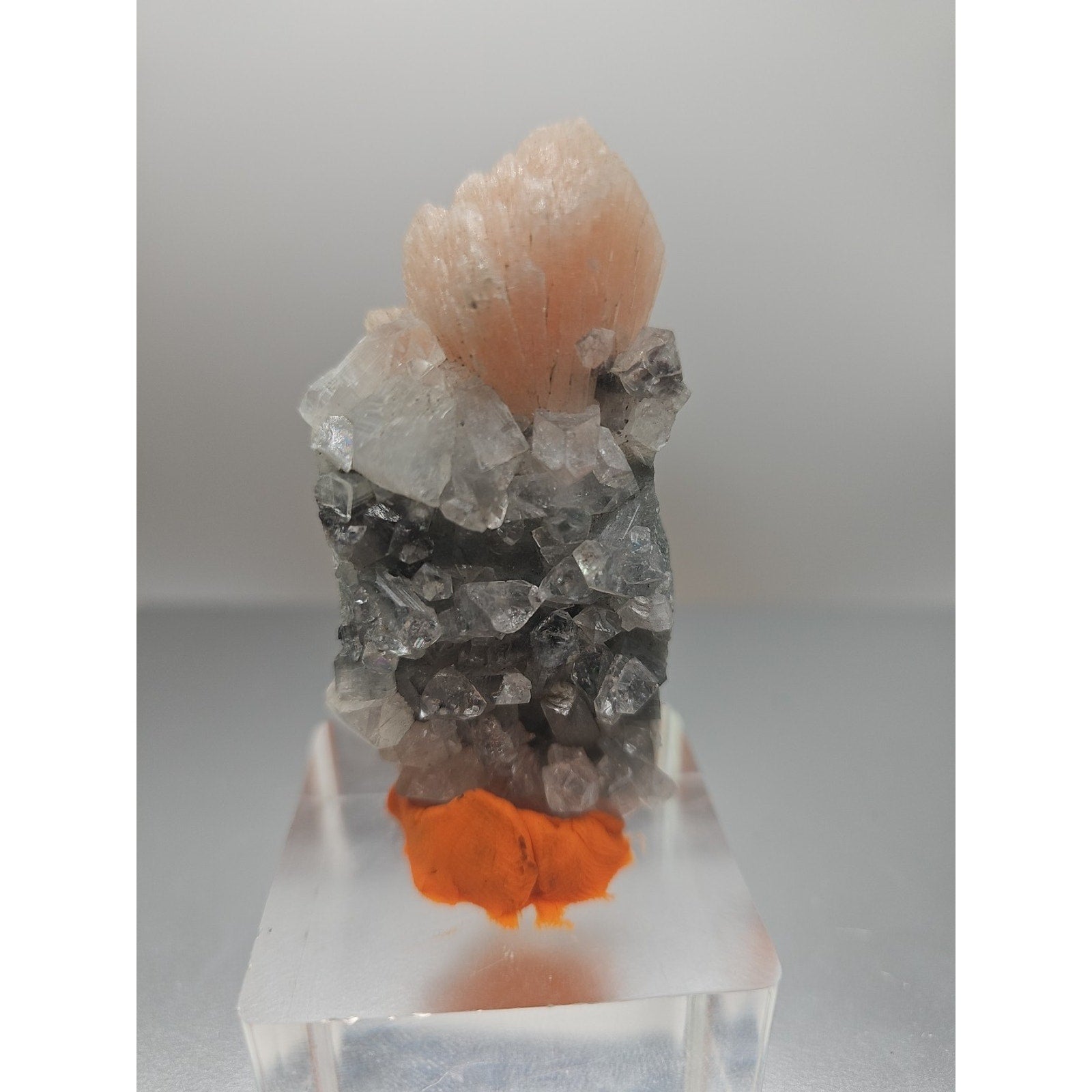 Apophyllite Pink Stilbite 51grams | Mineral Specimens | Wiccan Center