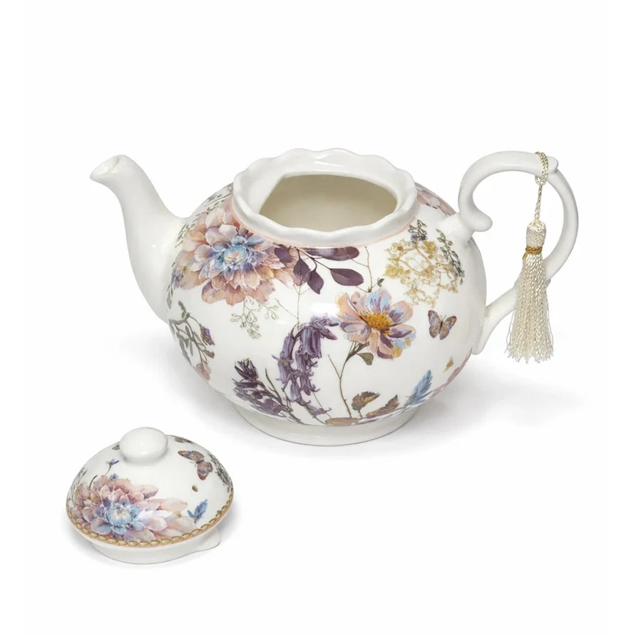 Wildflower Meadow Fine China Teapot | Gifts | Wiccan Center