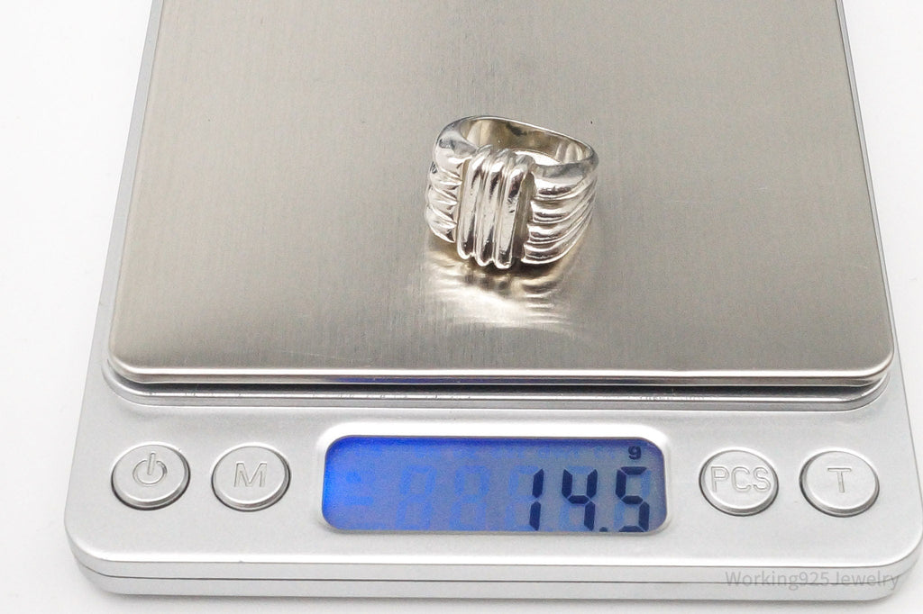 Vintage Rare Bayanihan Modernist Sterling Silver Ring - Size 6.25 | Jewelry > Rings | Wiccan Center