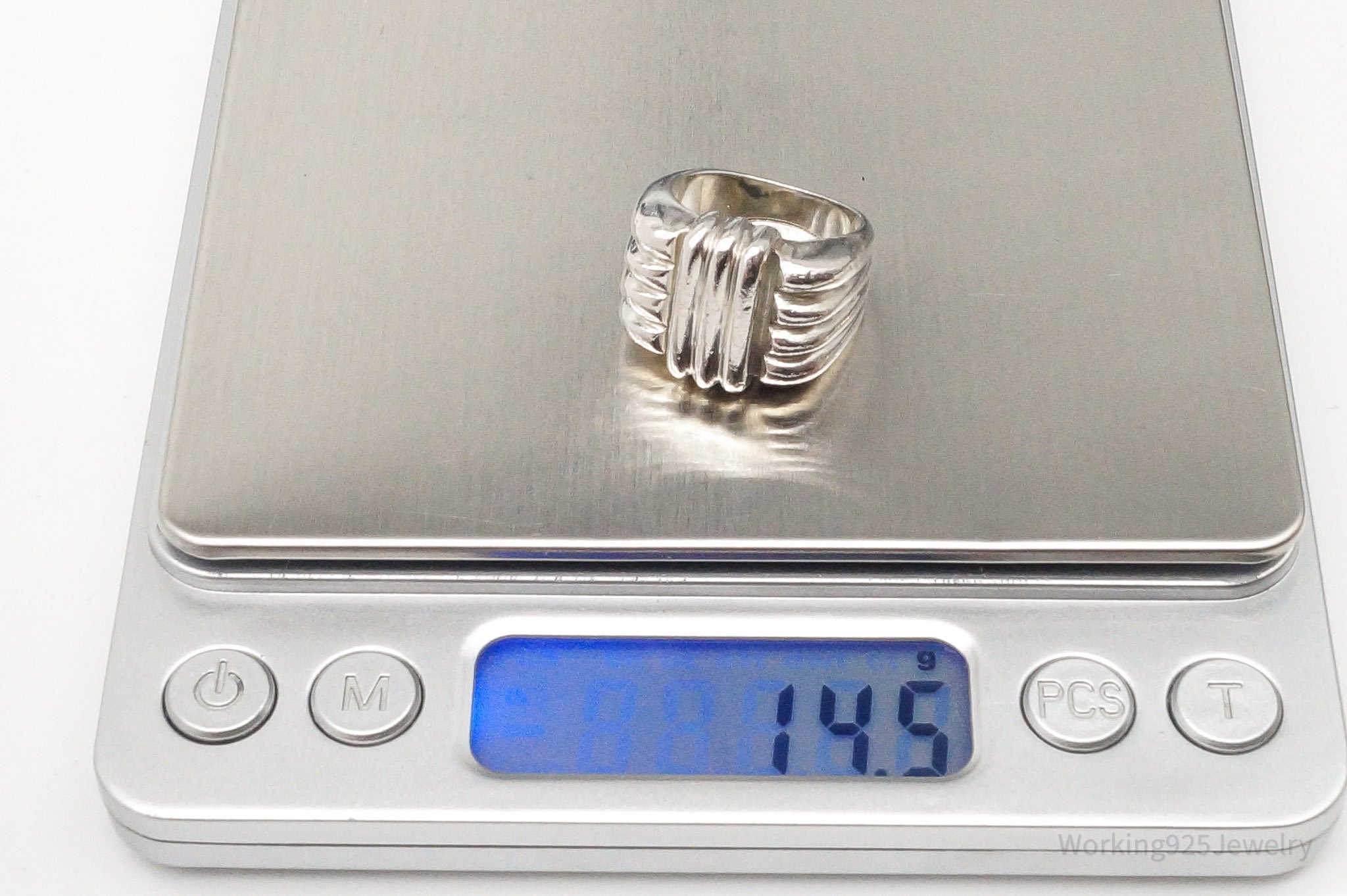 Vintage Rare Bayanihan Modernist Sterling Silver Ring - Size 6.25 | Jewelry > Rings | Wiccan Center