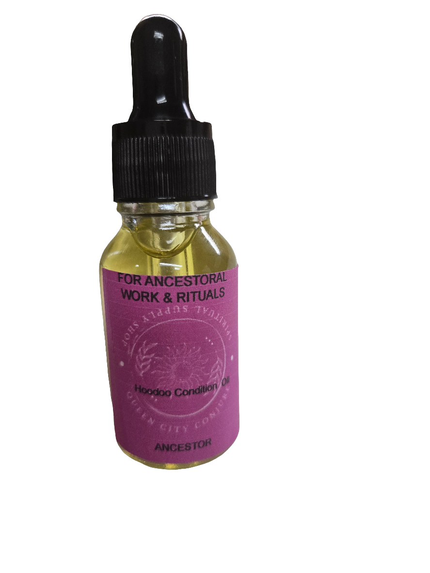 Ancestral Veneration Oil - Honor Your Ancestors Hoodoo Ritual Oil | Spiritual Oil | Wiccan Center