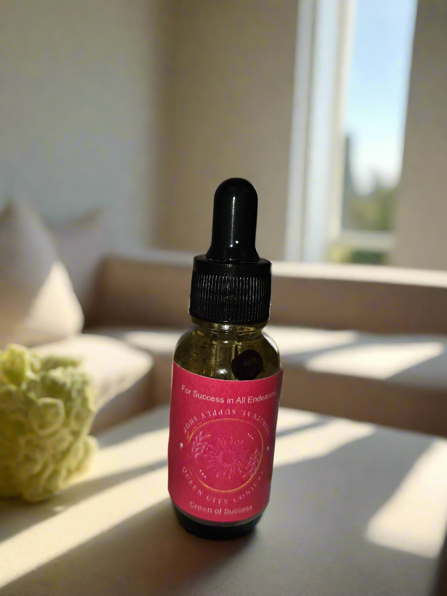 Hand Crafted Crown of Success Spiritual Oil | Spiritual Oil | Wiccan Center