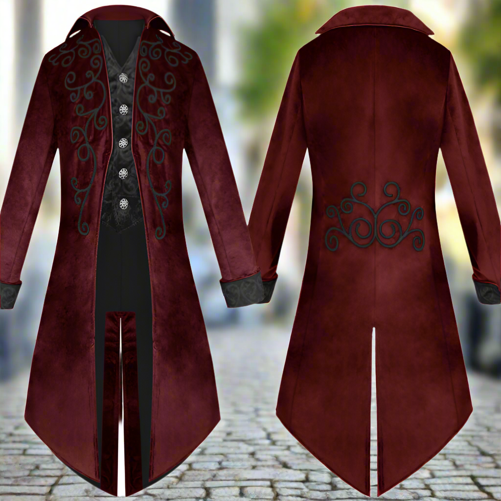Jacket Gothic Tailcoat Renaissance Men's | | Wiccan Center