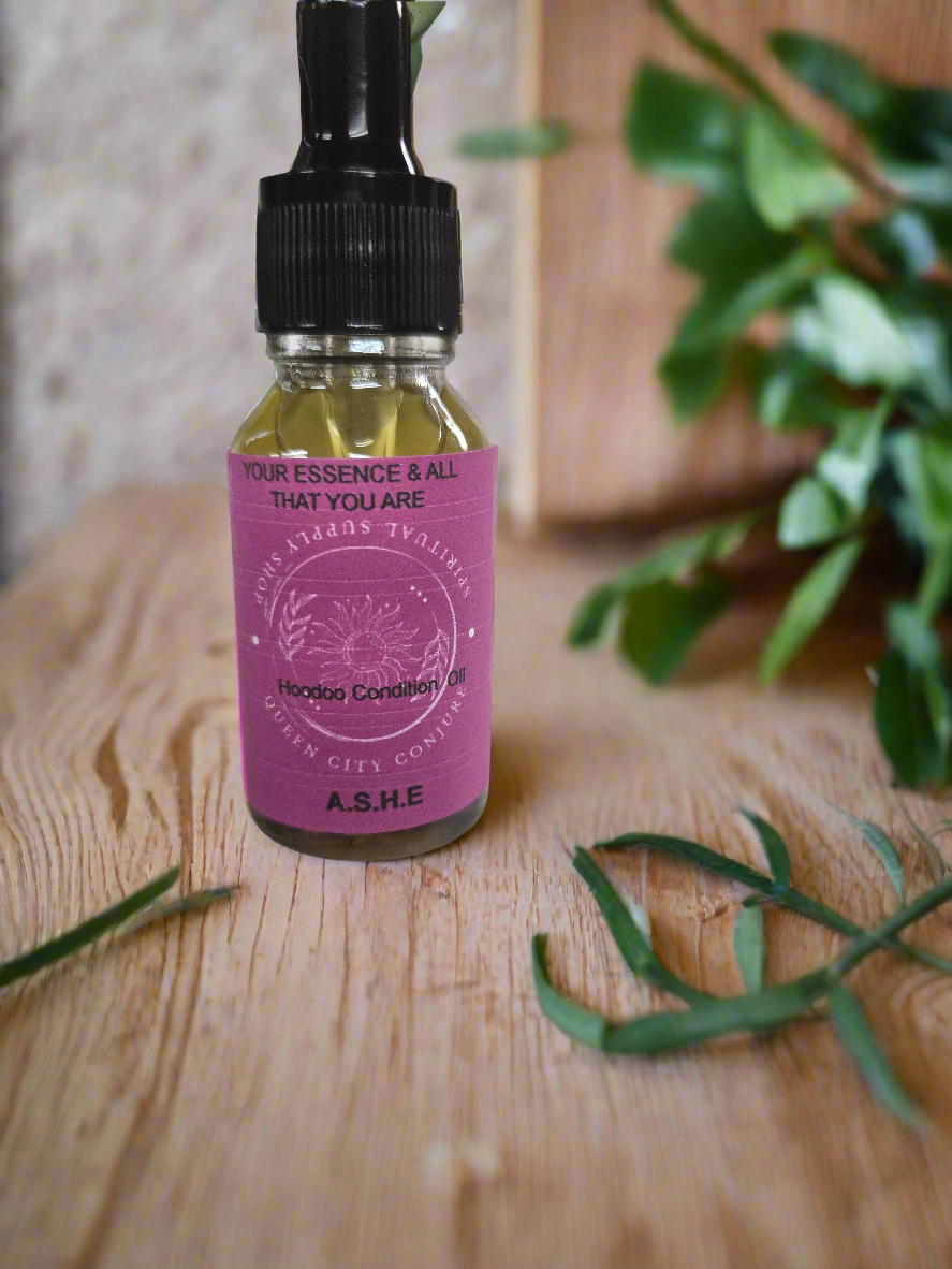 Ashè Oil - Spiritual Power & Divine Energy Hoodoo Conjure Oil | Spiritual Oil | Wiccan Center