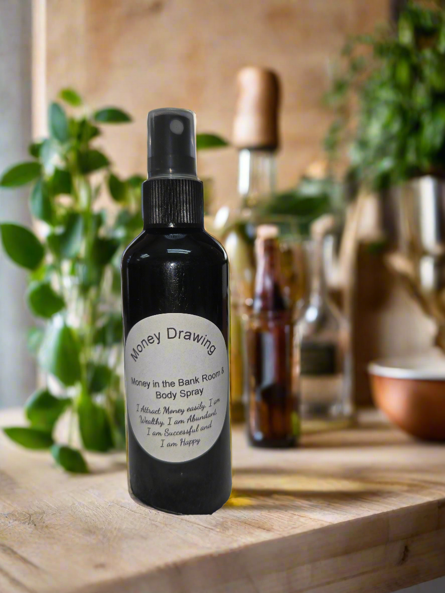 Handcrafted Money Drawing Spiritual Room & Body Spray | Spiritual Sprays | Wiccan Center