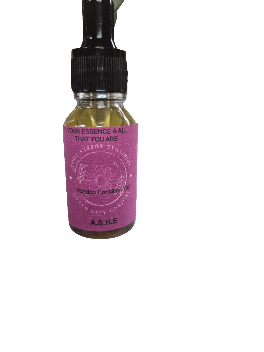 Ashè Oil - Spiritual Power & Divine Energy Hoodoo Conjure Oil | Spiritual Oil | Wiccan Center