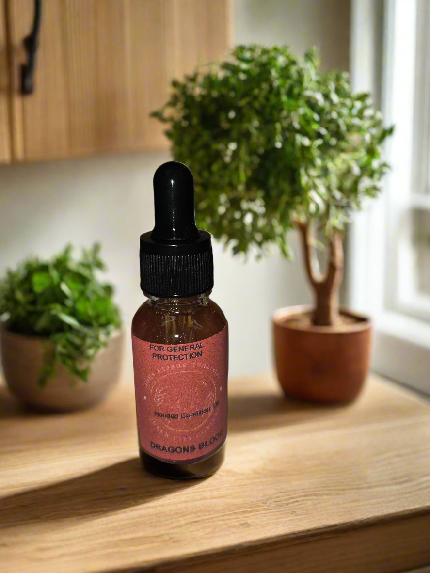 Dragon Blood Protection Spiritual Conjure Oil | Spiritual Oil | Wiccan Center