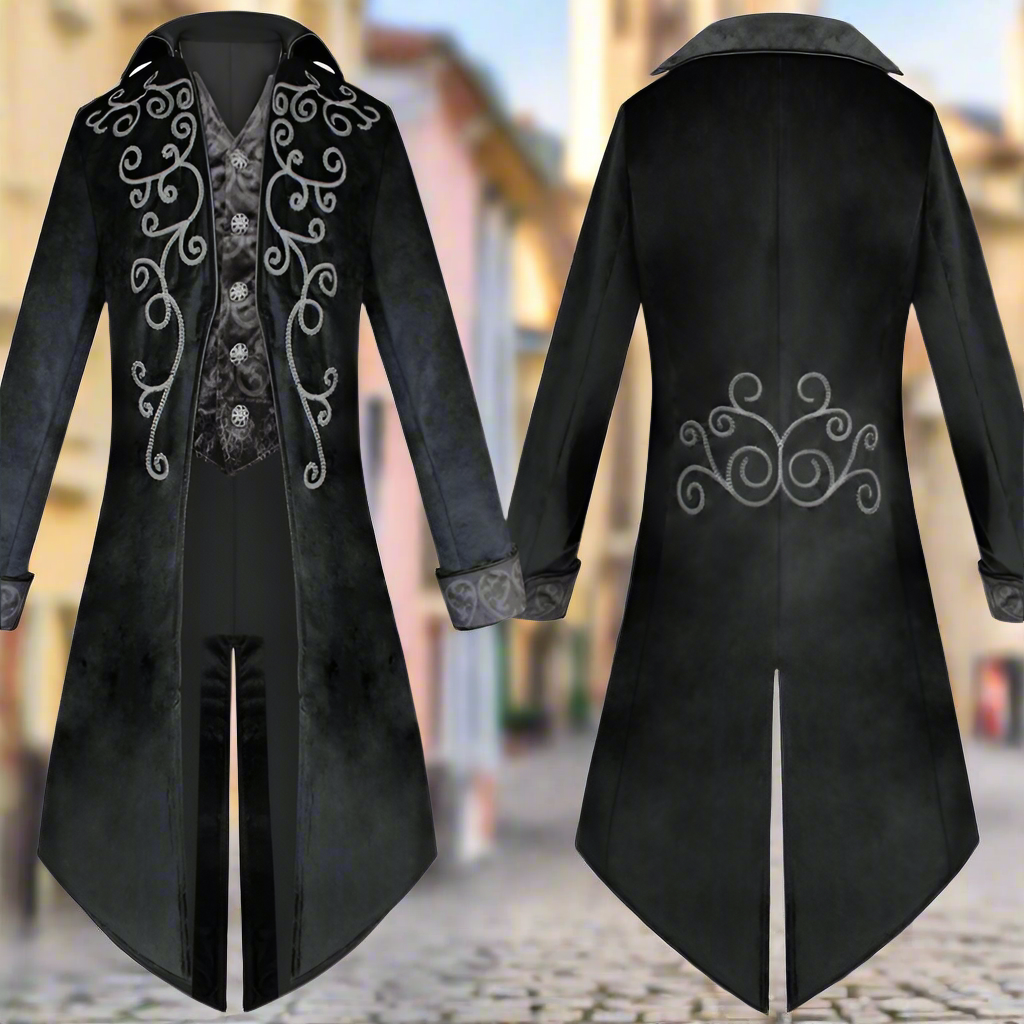 Jacket Gothic Tailcoat Renaissance Men's | | Wiccan Center