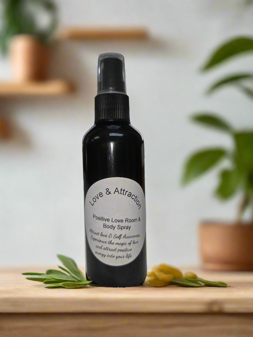 Handcrafted Spiritual Love & Attraction Body and Room Spray | Spiritual Sprays | Wiccan Center
