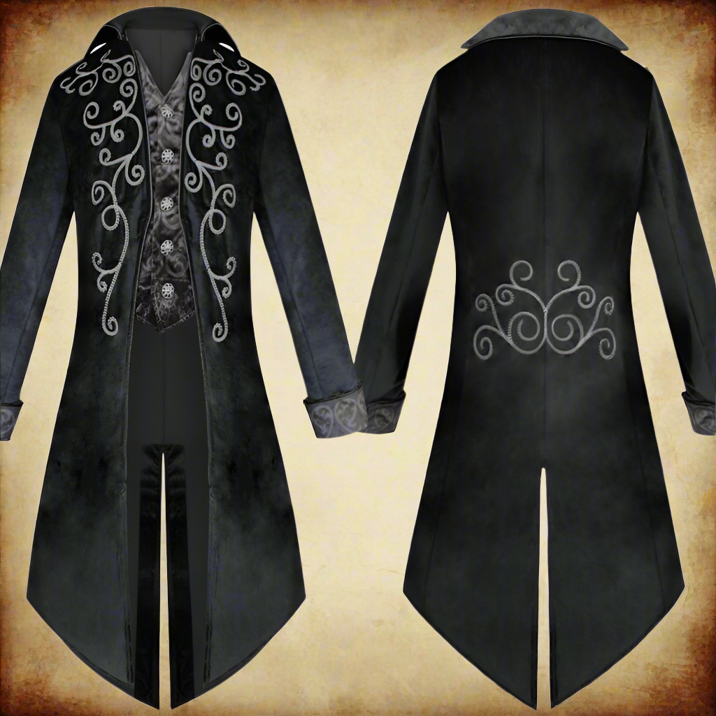 Jacket Gothic Tailcoat Renaissance Men's | | Wiccan Center