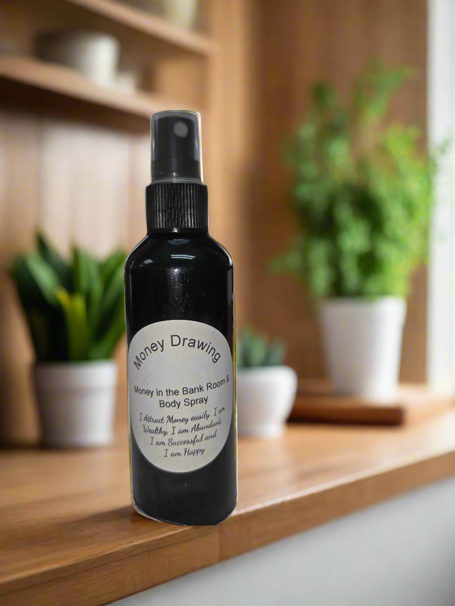 Handcrafted Money Drawing Spiritual Room & Body Spray | Spiritual Sprays | Wiccan Center