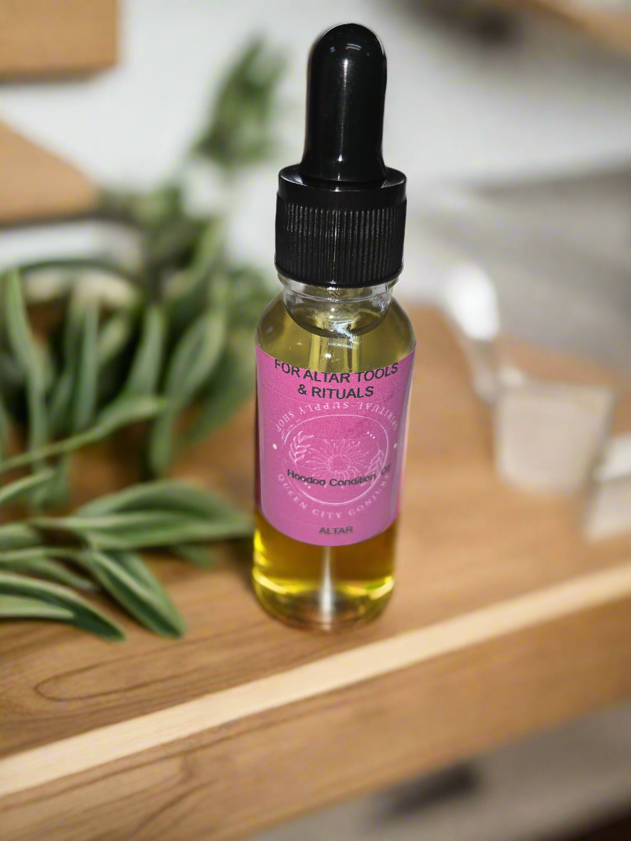 Altar Oil - Consecrate Sacred Space & Ritual Tools Hoodoo Oil | Spiritual Oil | Wiccan Center