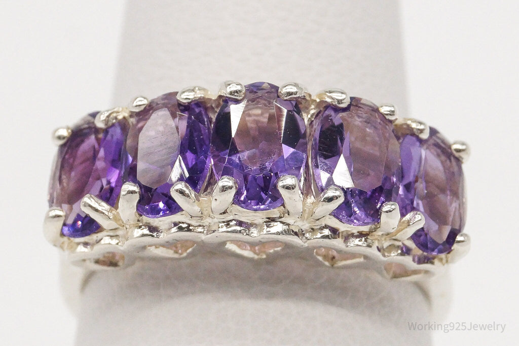 Vintage CNA Amethyst Sterling Silver Ring - Size 4.75 | Jewelry > Rings | Wiccan Center