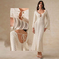 Women's Beach Skirt Knitted Beach Cover-up