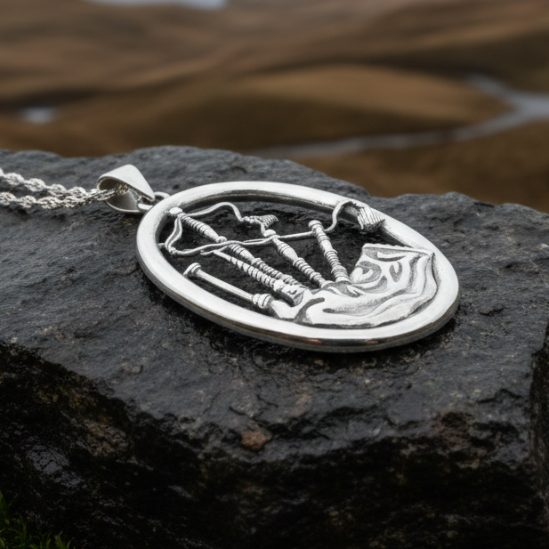 Bagpipes Forever Necklace | Pendant | Wiccan Center