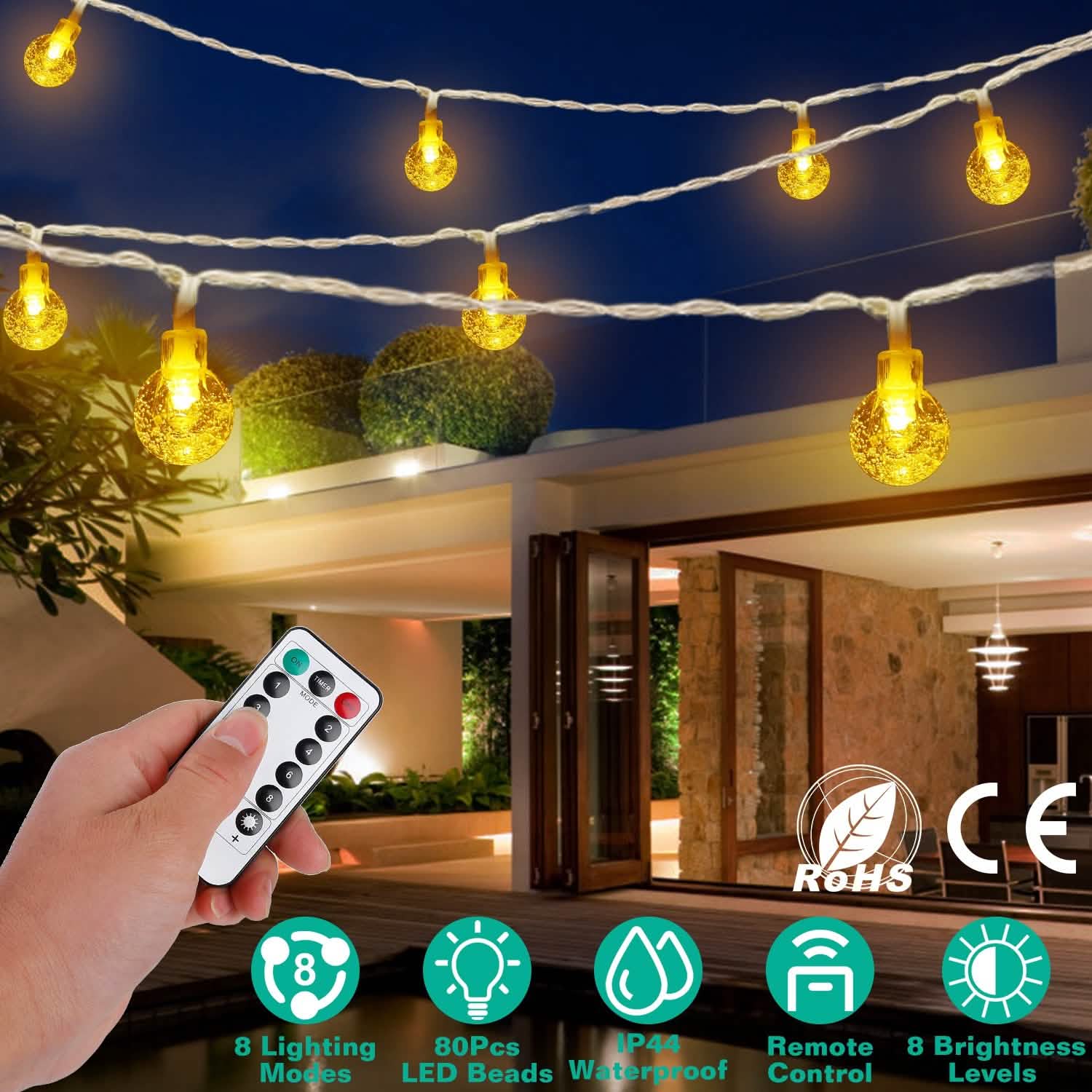 Ball LED Globe String Lights | String & Fairy Lights | Wiccan Center