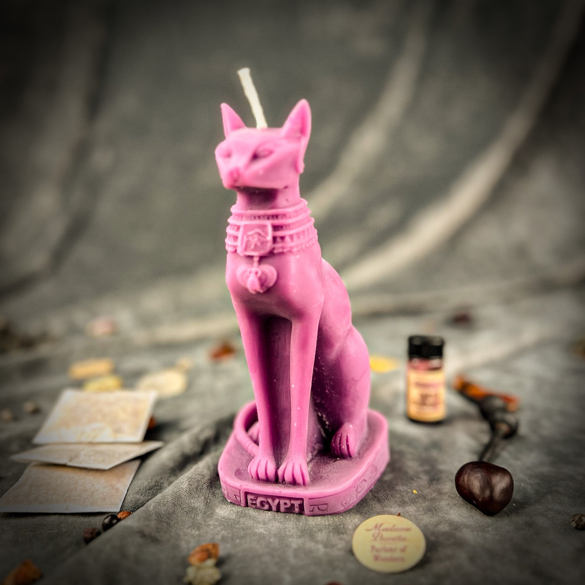 Bast Candle Spell Kit - Egyptian Goddess Protection & Fertility Magic | Candle Spell Kit | Wiccan Center