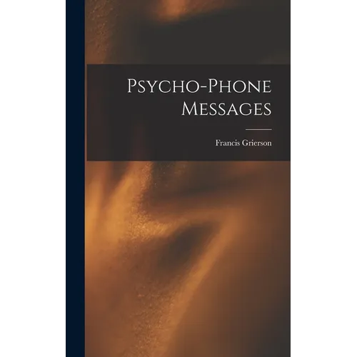 Psycho-Phone Messages - Hardcover | Books | Wiccan Center