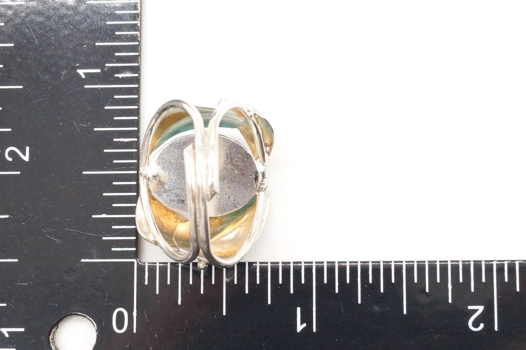 Vintage Turquoise Silver Ring - Size 9.25 | Jewelry > Rings | Wiccan Center