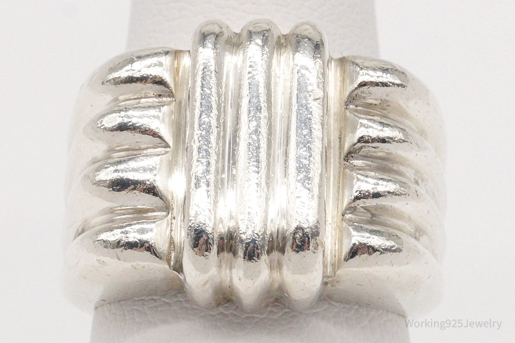 Vintage Rare Bayanihan Modernist Sterling Silver Ring - Size 6.25 | Jewelry > Rings | Wiccan Center