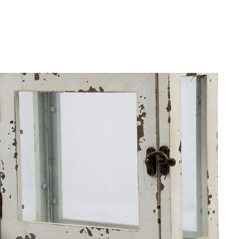 Wooden Candle Lantern Decorative Set of Two for Indoor and Outdoor Use | Lanterns | Wiccan Center