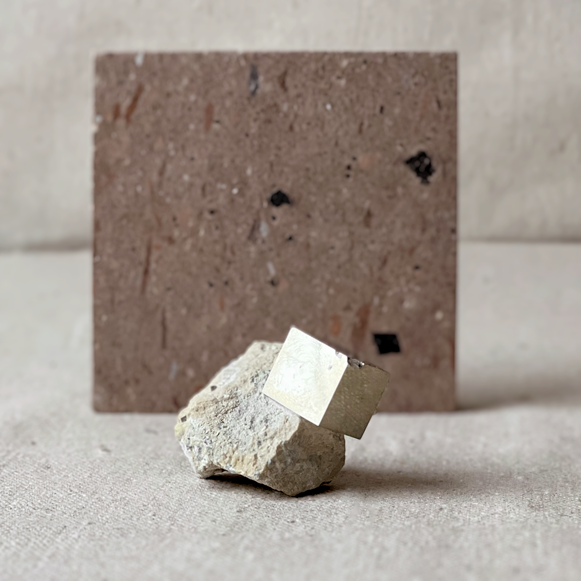 Small Pyrite on Matrix