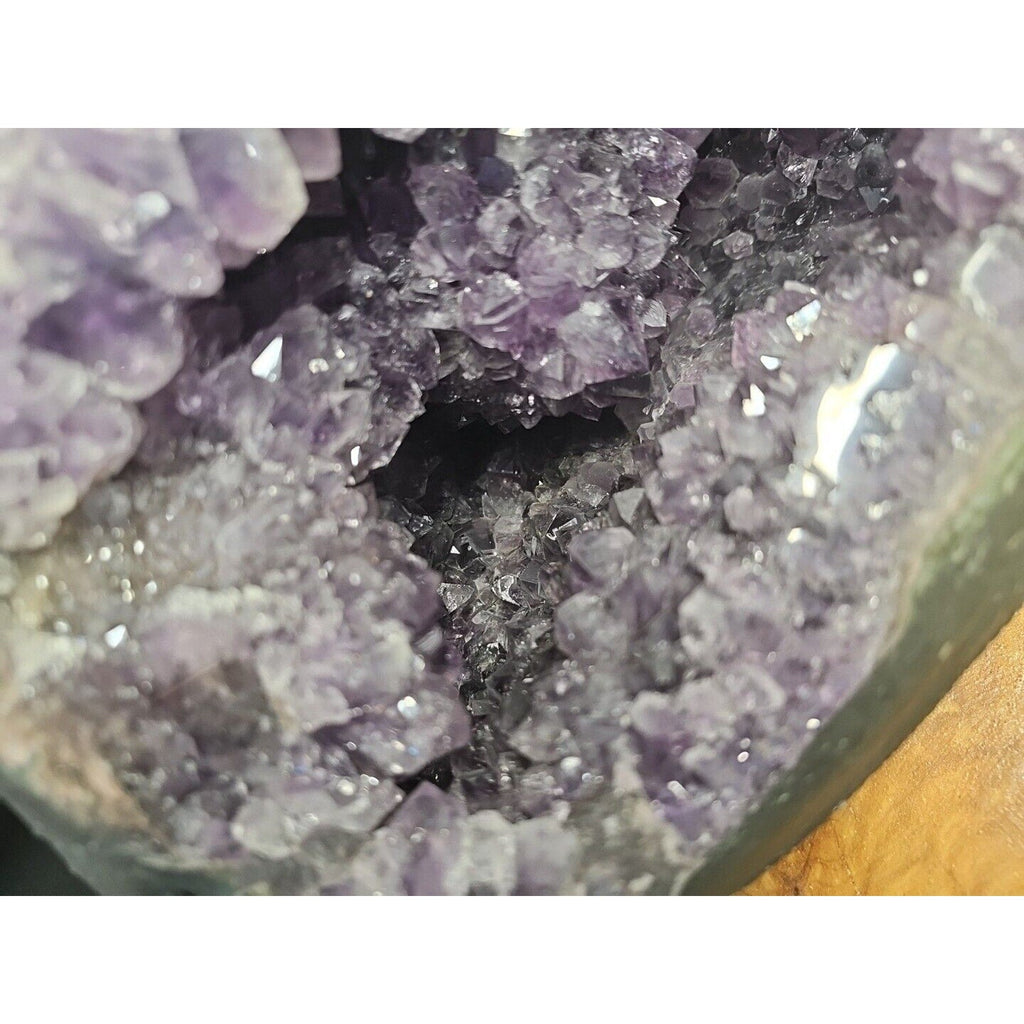Large Natural Amethyst Geode Quartz Cluster — 21.7 lbs, Calming & Spiritual Healing Crystal | CrystalCloud Company | Geodes & Clusters | Wiccan Center