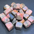 Pink Rhodonite Tumbled Stones (By The Piece or Pound) | Home & Living > Home Decor > Home Accents > Rocks & Geodes | Wiccan Center