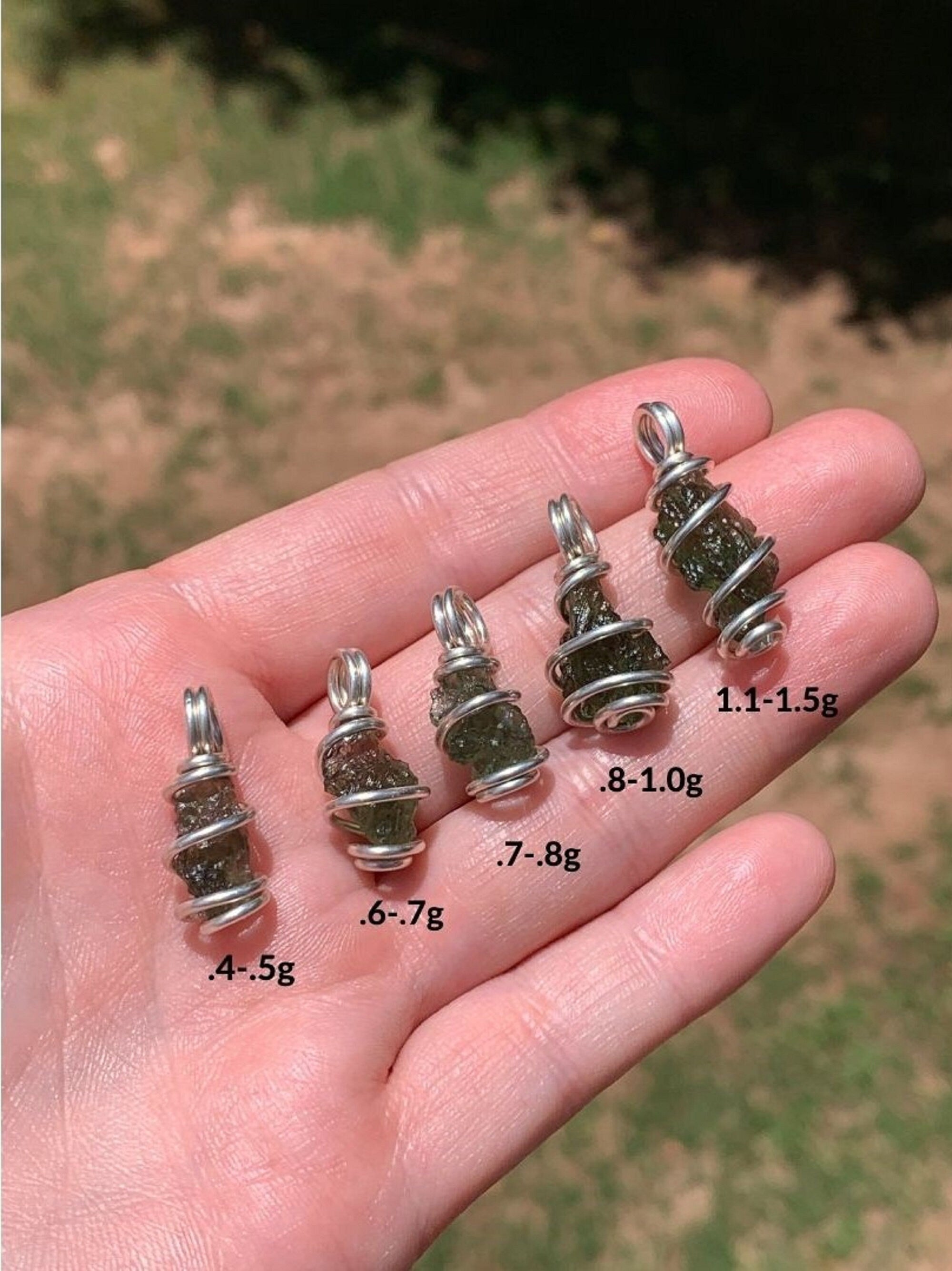 Moldavite Pendant | Genuine Natural Raw Meteorite Tektite | Synergy 12 | Moldavite Jewelry | Moldavite Necklace The Stone of Transformation | | Wiccan Center