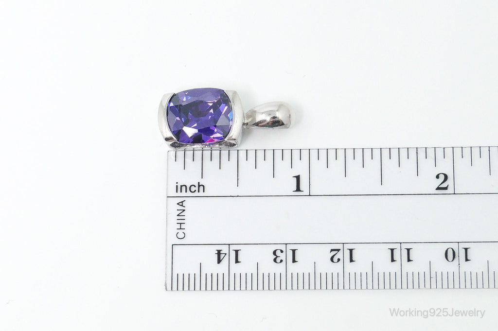 Vintage Amethyst Sterling Silver Necklace Pendant | Jewelry > Necklaces > Pendants | Wiccan Center
