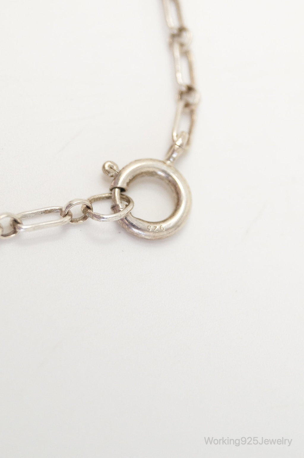 Vintage Floral Spoon Repousse Glass Heart Crystal Sterling Silver Necklace | Jewelry > Necklaces > Pendants | Wiccan Center